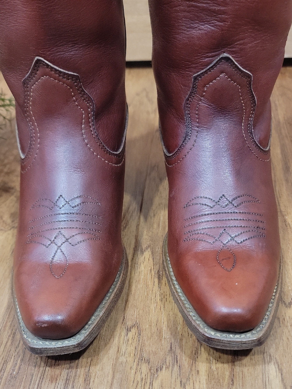 Vintage Frye Women's Snip Toe Cowgirl Boots 5.5 - Picture 3 of 16